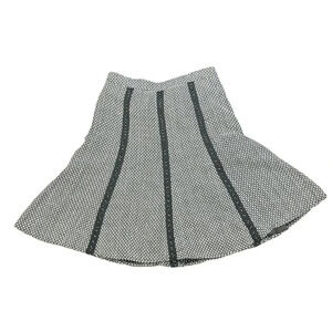 New Yarns & Stitches Knit Geometrical Print Flare Full Skirt Plus Size Womens 16